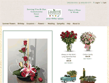 Tablet Screenshot of orderlafayetteflorist.com
